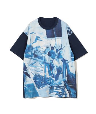 ★良品★アンダーカバー　針金プリントＴシャツ　UNDERCOVER UNDERCOVER アンダーカバー The dark side of the moon バック